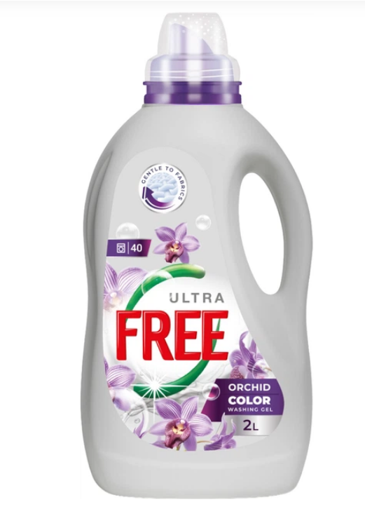 Free Orchid гель д/прання 2л Color з ароматом свіжості